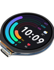 WaveShare RP2040 Mikrocontroller Udviklingskort med 1,28 tommer Rund Touch LCD Accelerometer Gyroskop Sensor