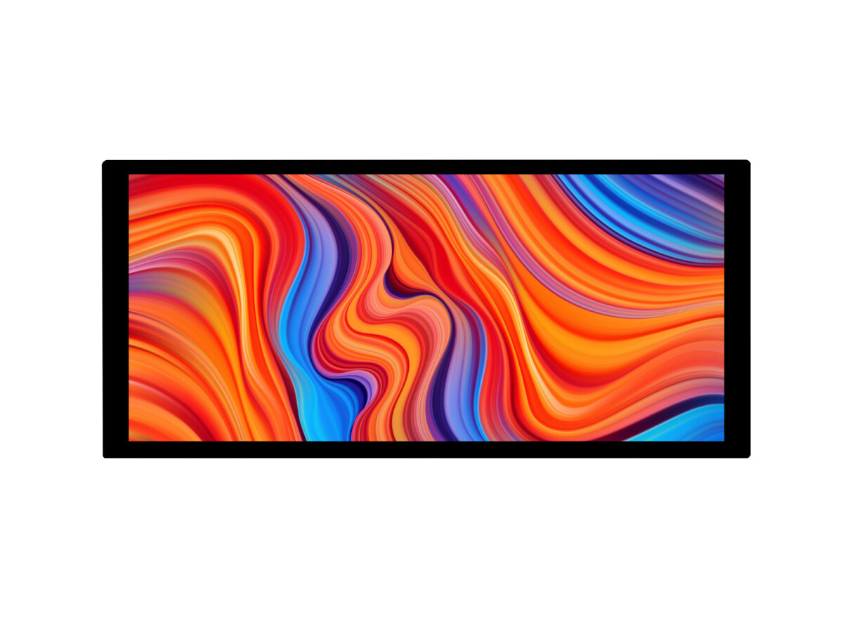 WaveShare 10,4 Zoll QLED Quantum Dot Display Kapassitivt touch 1600x720 HDMI optisk bundet forstærket glaspanel
