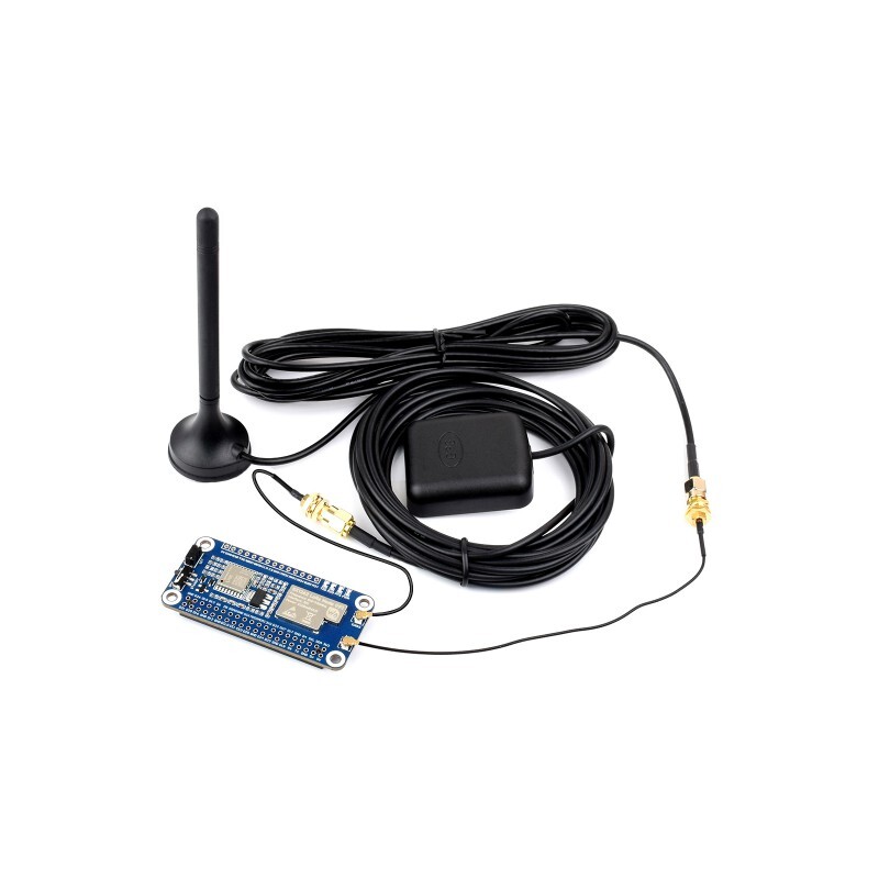 WaveShare SX1262 LoRaWAN Node Modul Udvidelsesplade 868 MHz med GNSS-funktion til Raspberry Pi