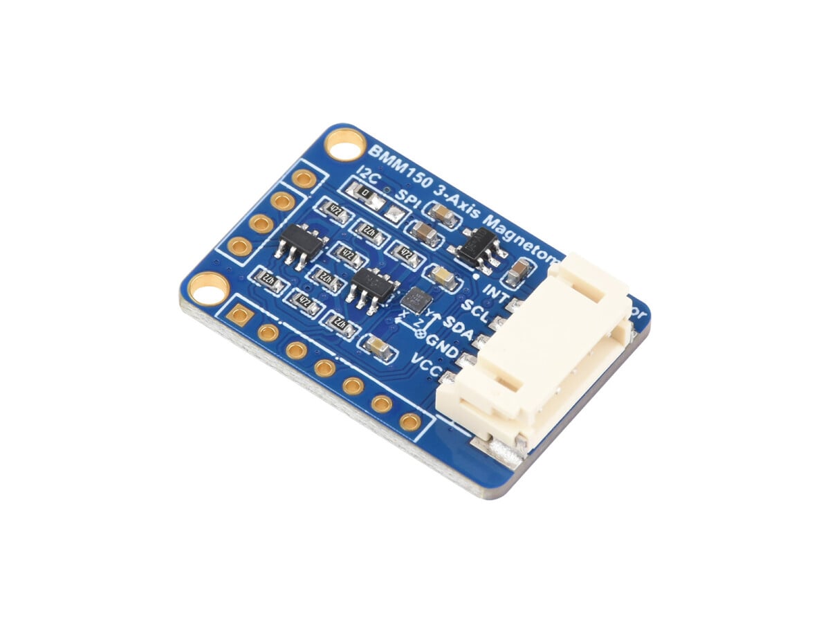 WaveShare BMM150 3-akse magnetometer sensor digital kompas magnetfeltmåling