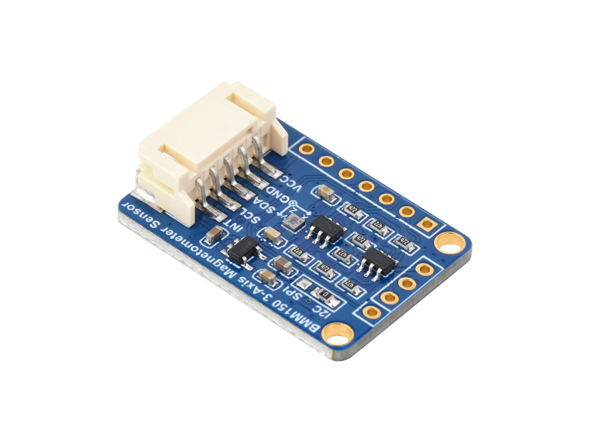 WaveShare BMM150 3-akse magnetometer sensor digital kompas magnetfeltmåling