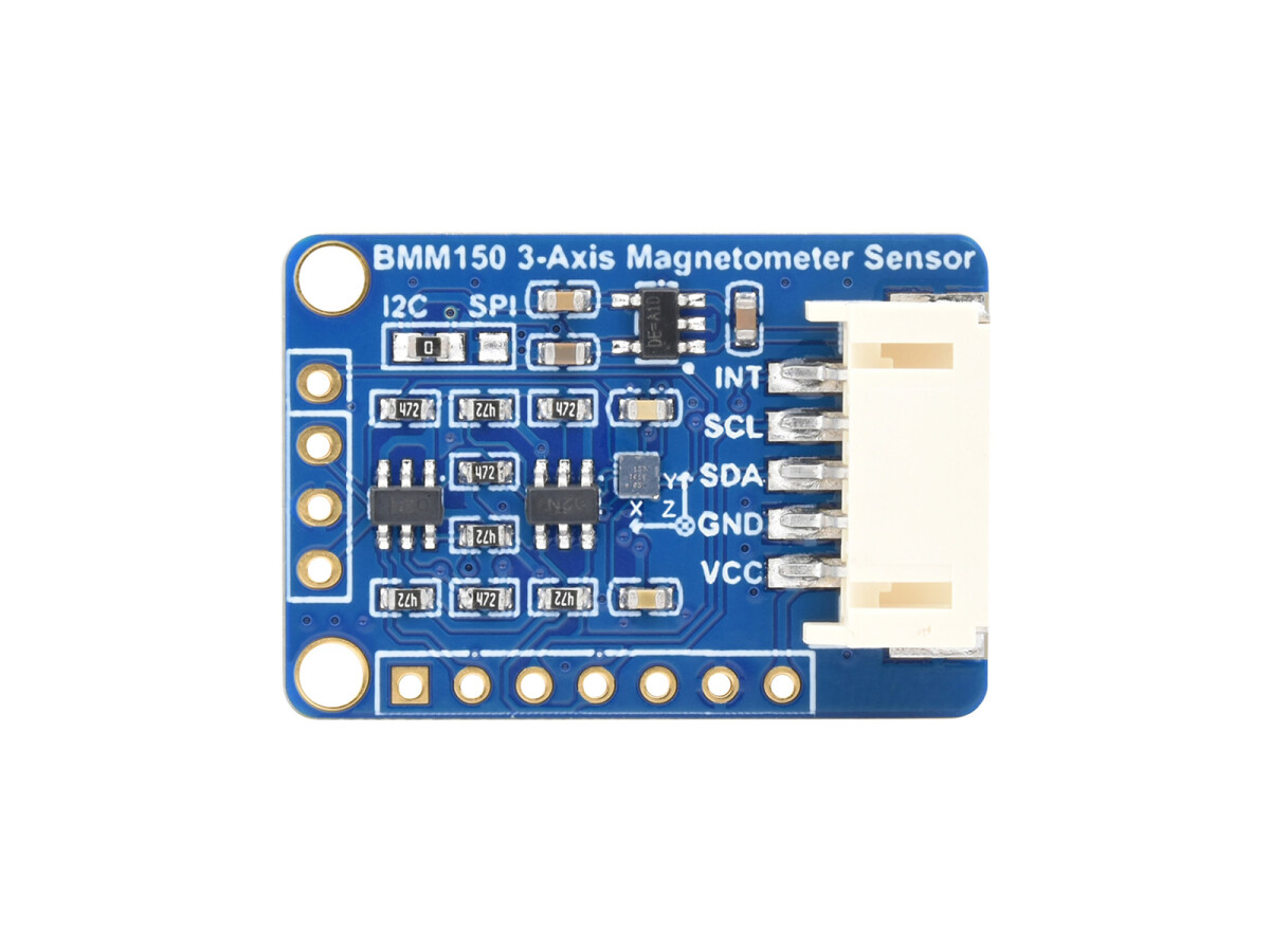 WaveShare BMM150 3-akse magnetometer sensor digital kompas magnetfeltmåling