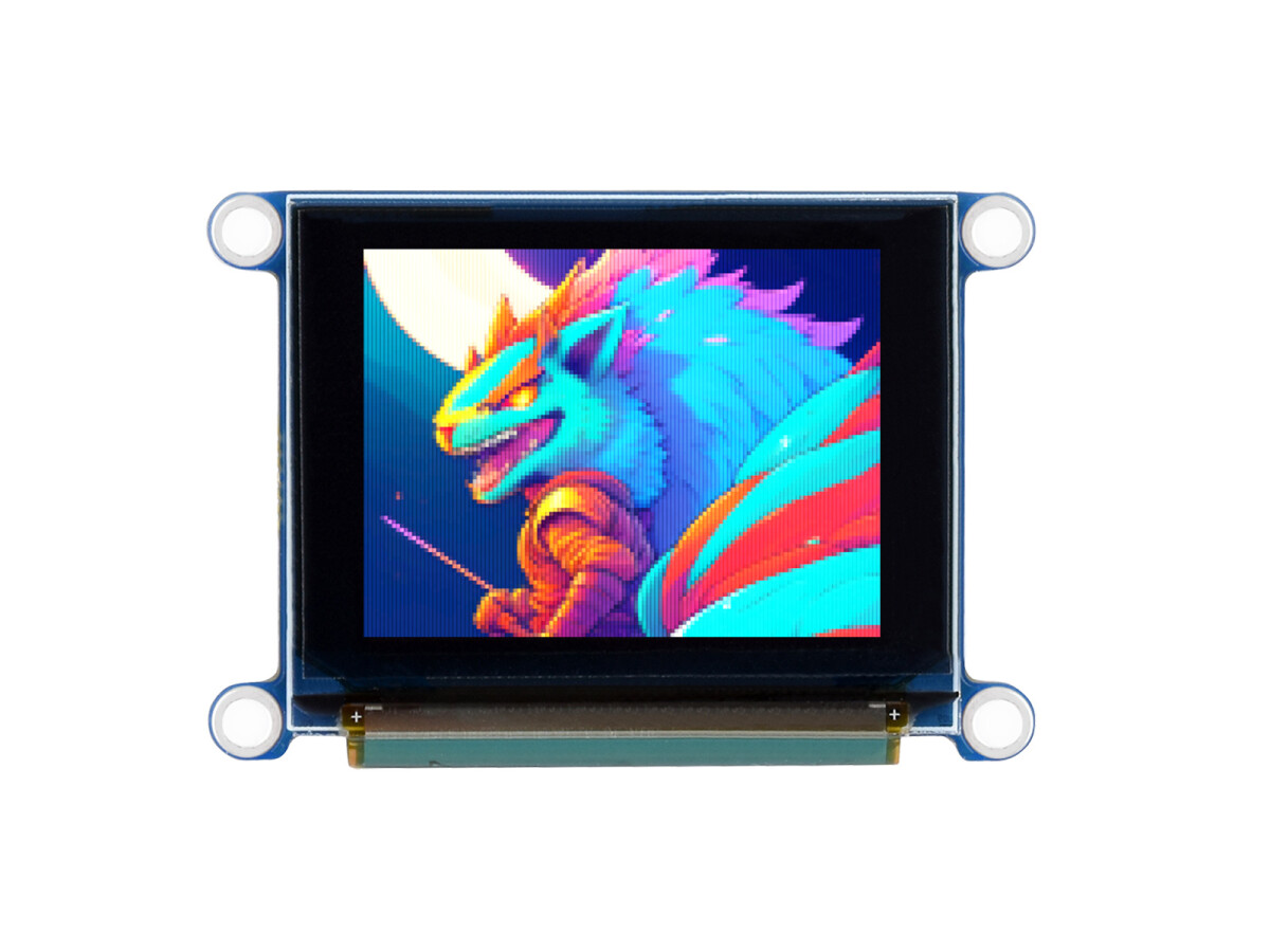 WaveShare 1,27 Zoll RGB OLED-displaymodul 128x96 262K farver SPI-interface