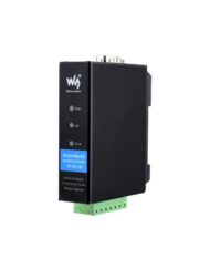 WaveShare Rail-Mount Serial Server, RS232/485/422 til RJ45 Ethernet Modul, TCP/IP til Serial