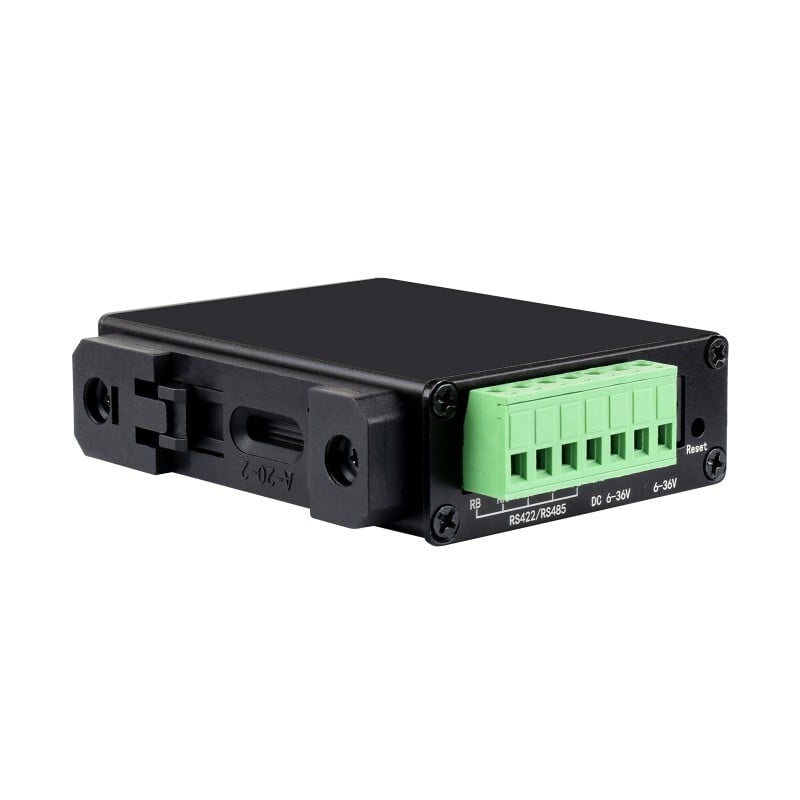 WaveShare Rail-Mount Serial Server, RS232/485/422 til RJ45 Ethernet Modul, TCP/IP til Serial