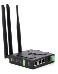 WaveShare Industriemodel 4G LTE Router med 3x Ethernet-porte, flere VPN-protokoller, WIFI – Hurtig internetadgang, Dual Qualcomm-chips