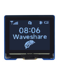 WaveShare 1,32 Zoll OLED-displaymodul 128x96 16 grauschala Kommunikation via SPI og I2C