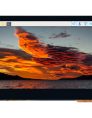 WaveShare 4,3 Zoll QLED-display med DSI-interface, 800x480, integreret struktur, robust glaspanel