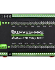 WaveShare Modbus RTU 16CH Relæmodul med RS485-interface og flere isoleringskredsløb