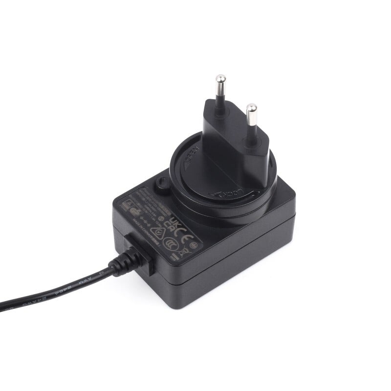 WaveShare 12V 1A strømforsyning adapter med 5.5x2.1mm DC-stikoutput