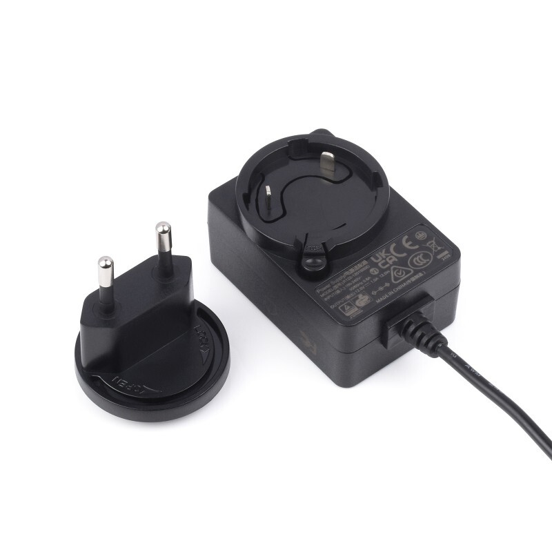 WaveShare 12V 1A strømforsyning adapter med 5.5x2.1mm DC-stikoutput