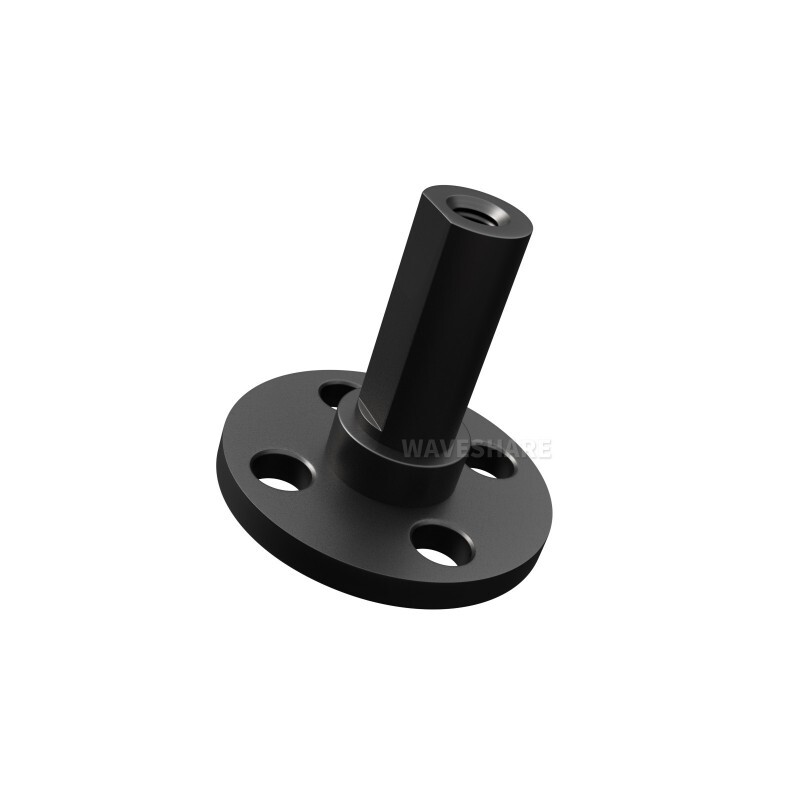 WaveShare Metal Flat Key Shaft Flange Plate