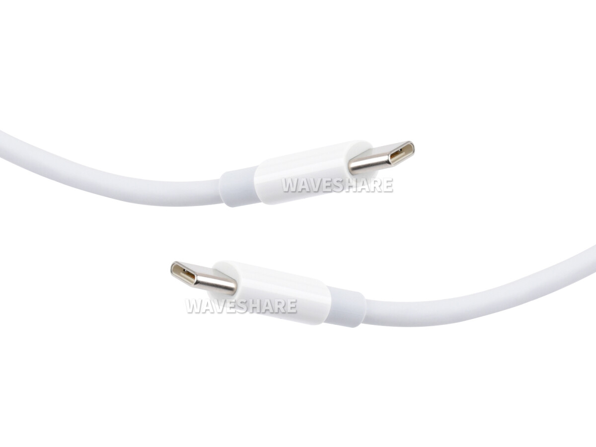 WaveShare Type-C til Type-C 100W Hurtigopladningskabel 1m op til 5A