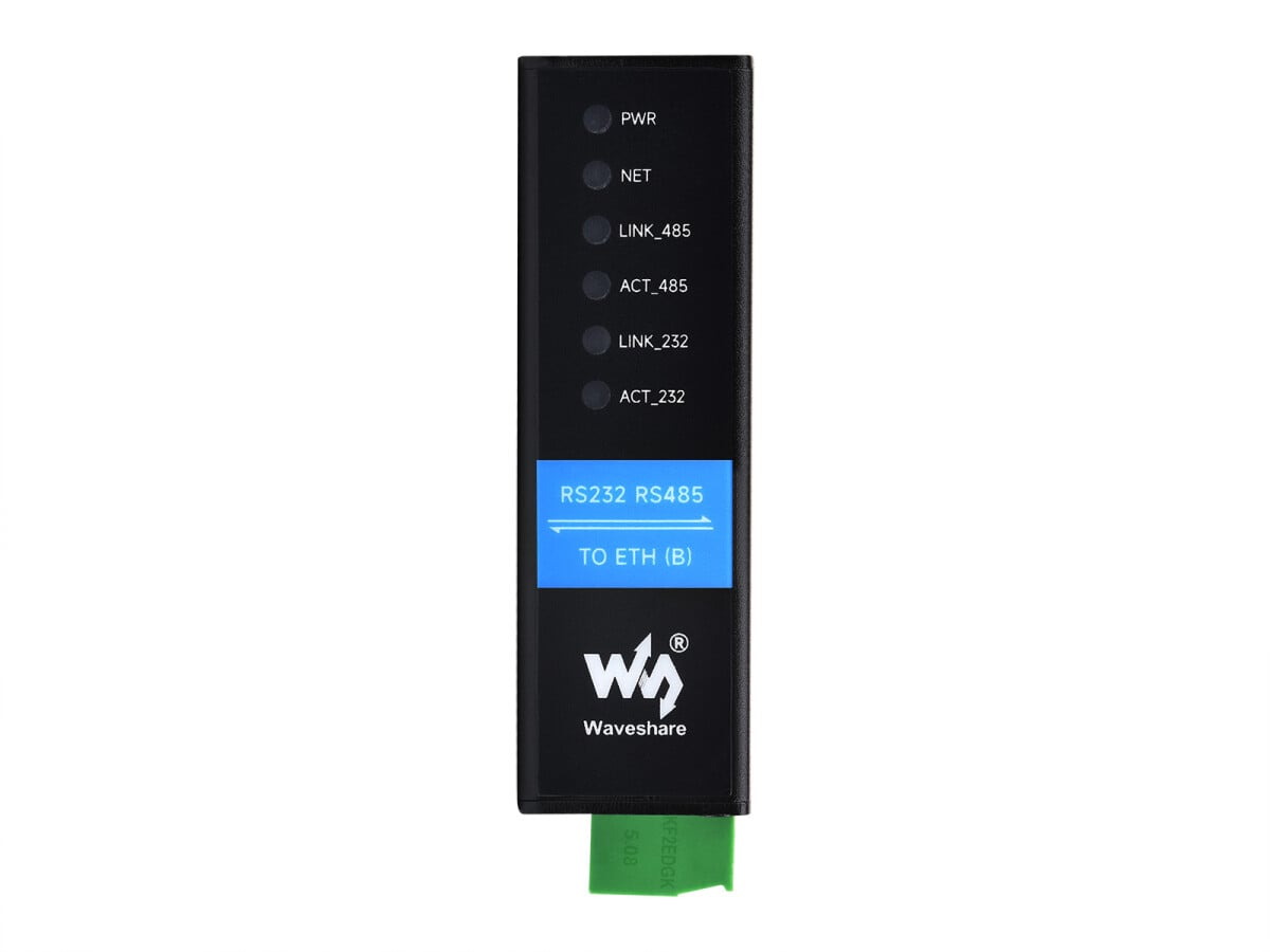 WaveShare RS232 RS485 to RJ45 Ethernet Serial Server Dual Ethernet-porte