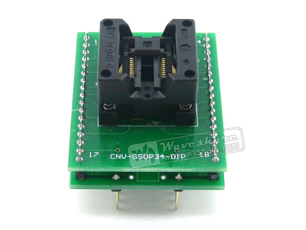 Enplas SSOP20 TO DIP20 (B) IC programmeringsadapter til SSOP20-emballage
