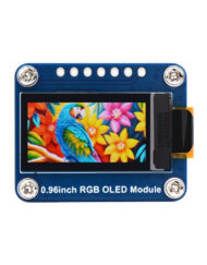 WaveShare 0,96 Zoll RGB OLED-displaymodul, 64x128 opløsning, 65.000 farver, SPI-interface