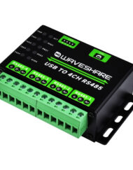 WaveShare Industrielt USB til 4CH RS485 Konverter Aluminium Alloy Kabinet