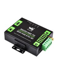 WaveShare Industriestandard Serie-Server RS232/485 til WiFi/Ethernet med PoE, metalkabinet