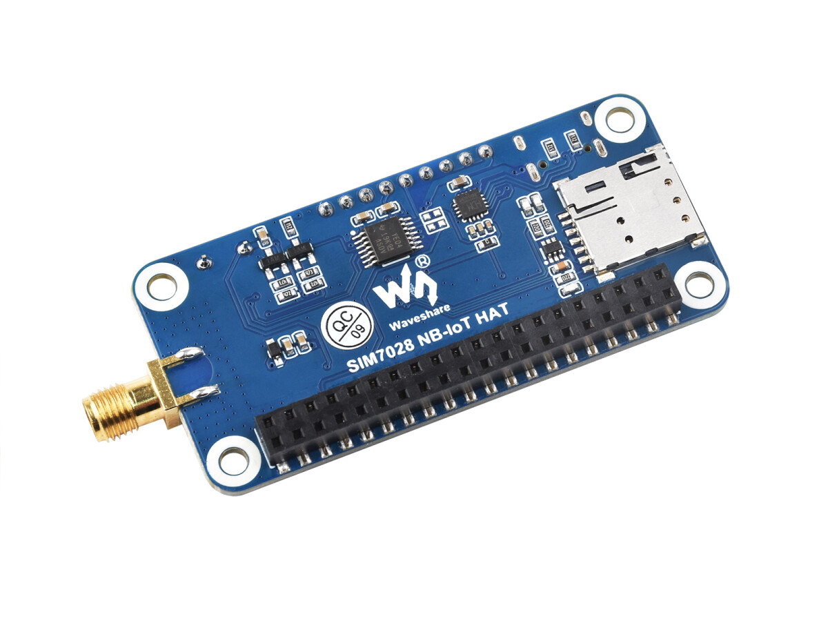 WaveShare SIM7028 NB-IoT HAT til Raspberry Pi, globalt frekvensbånd, NB-IoT kommunikation
