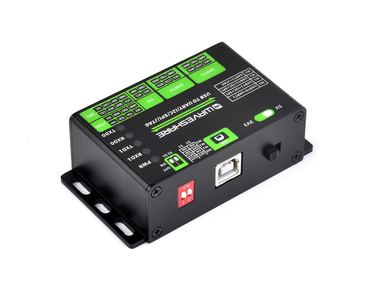 WaveShare USB to UART/I2C/SPI/JTAG Konverter 3,3V/5V