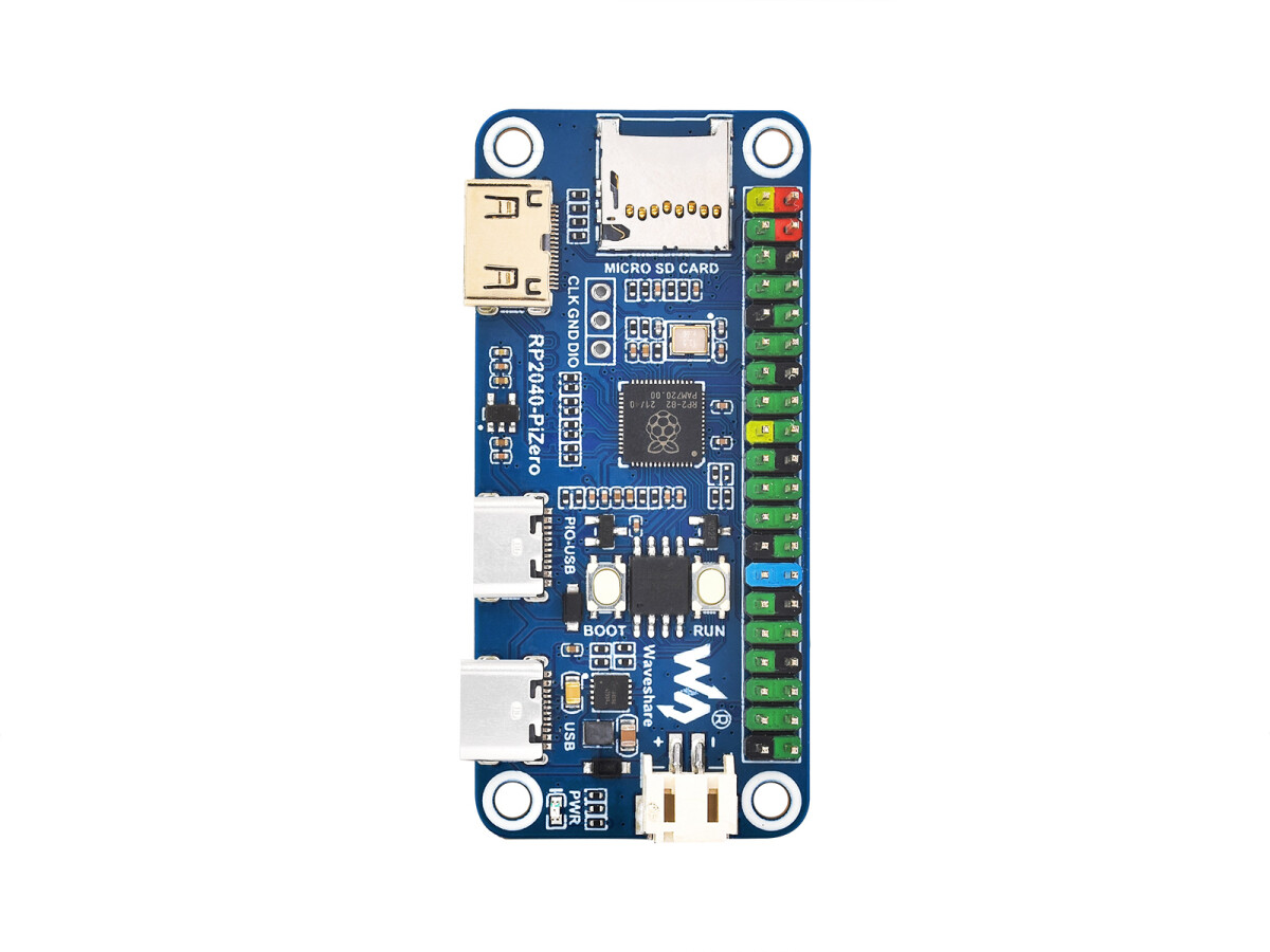 WaveShare RP2040 PiZero Udviklingskort RP2040 Dual-core Processor