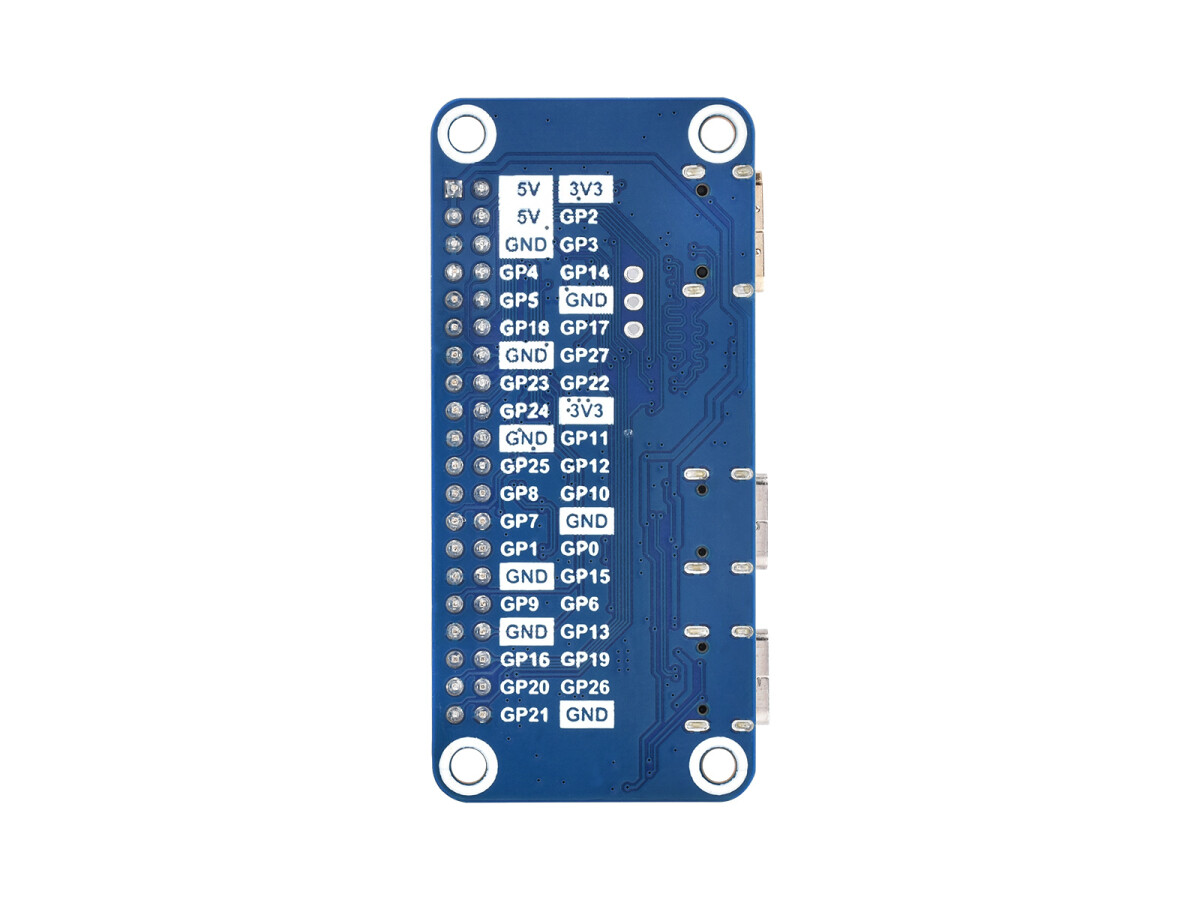 WaveShare RP2040 PiZero Udviklingskort RP2040 Dual-core Processor