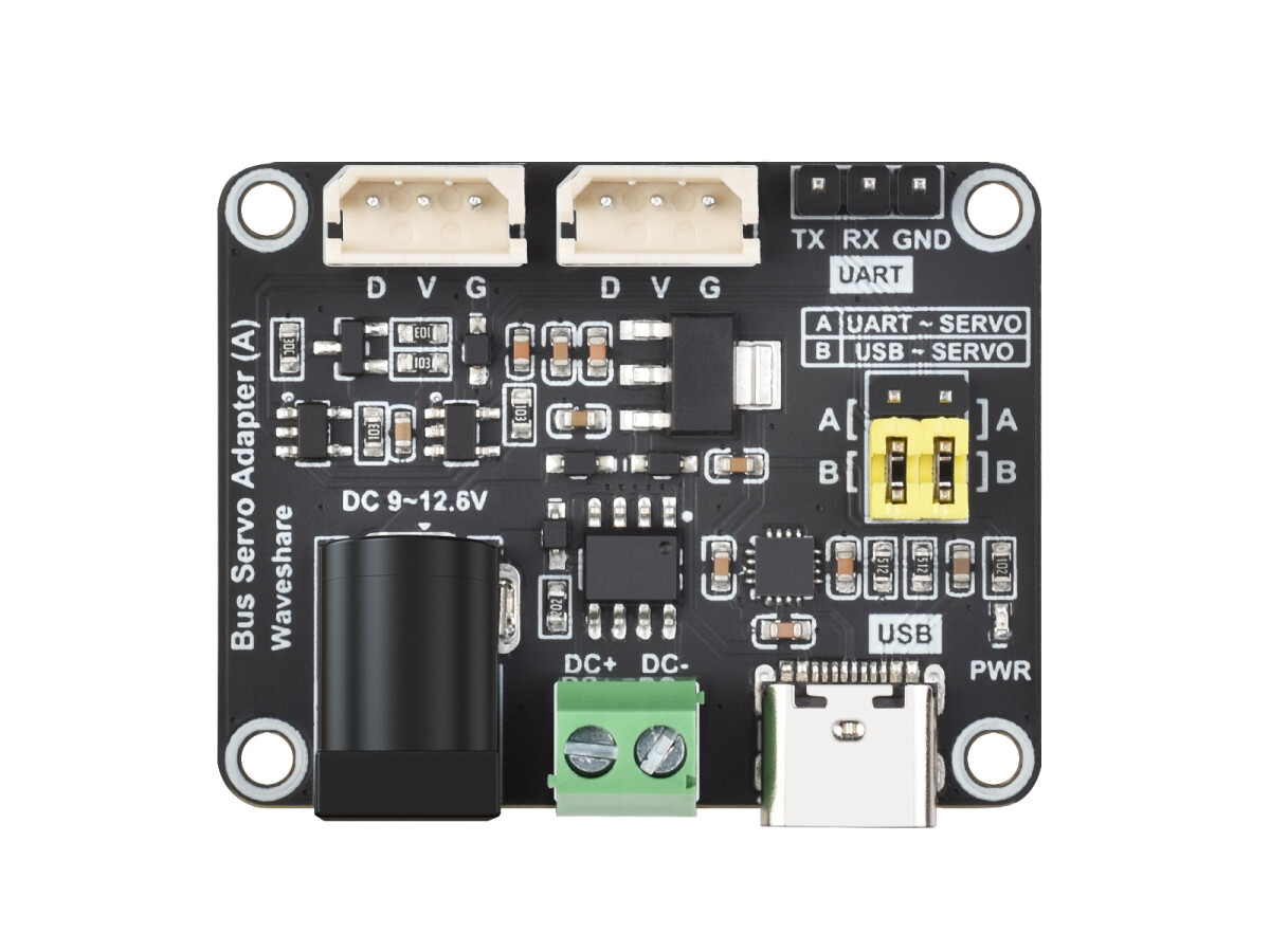 WaveShare Seriell Bus Servo Driver Board für ST/SC Servos – Perfekt til SO-ARM100 SO-101 ARM Robotikprojekter