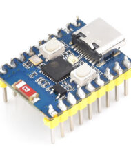 WaveShare ESP32-C3 Mini Udviklingskort Forudsamlet ESP32-C3FN4 160MHz 2.4GHz Wi-Fi Bluetooth 5