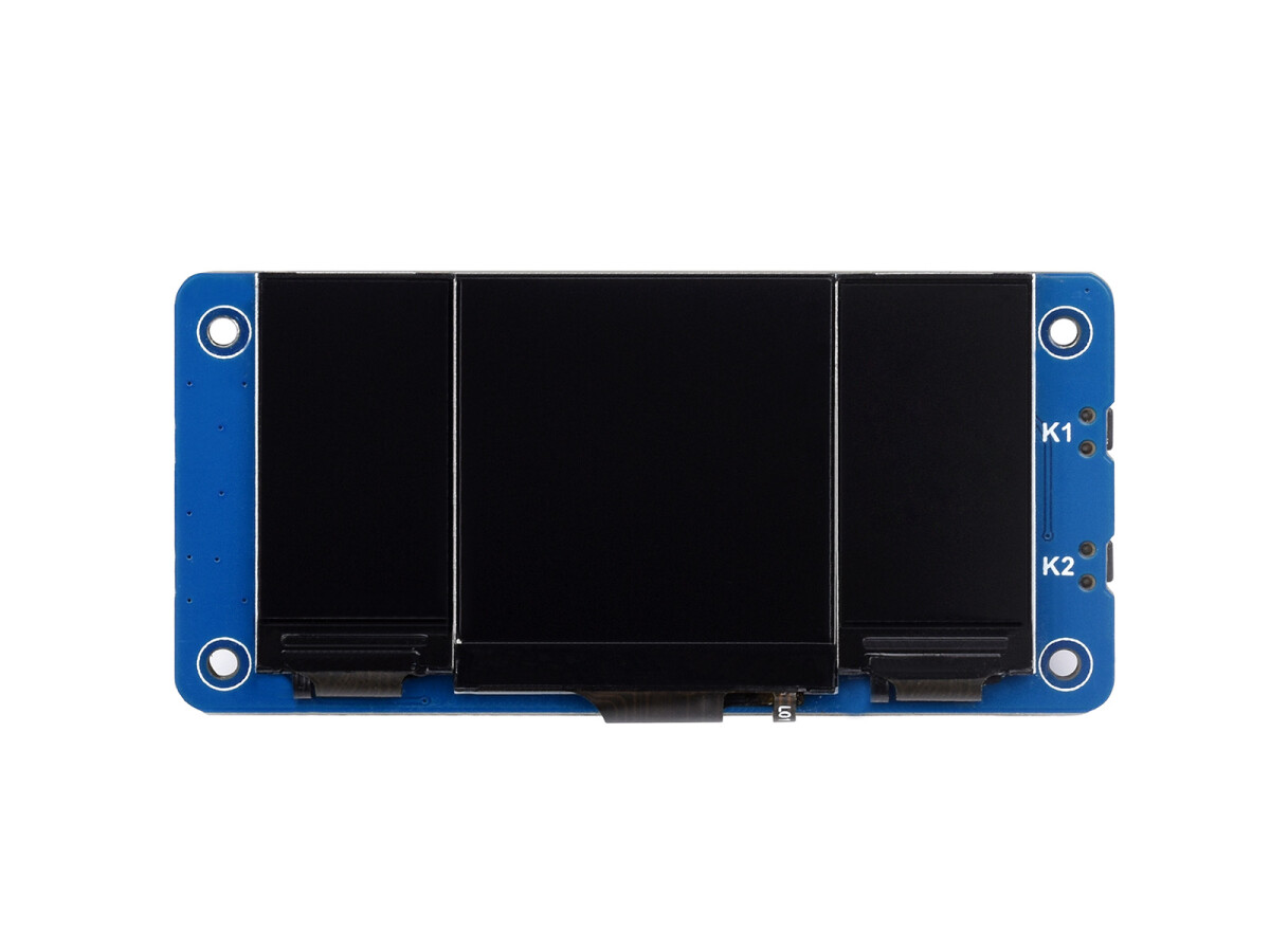 WaveShare Triple LCD HAT til Raspberry Pi, 1.3tommers IPS LCD + Dual 0.96tommers IPS LCD