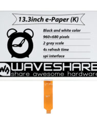 WaveShare 13,3 Zoll E-Ink Rohdisplay 960x680 SPI-interface uden PCB