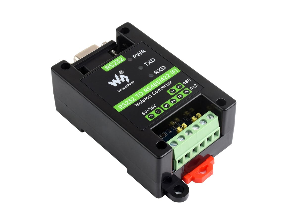 WaveShare RS232 To RS485/422 Aktiv digital isoleret converter RS232 hanport