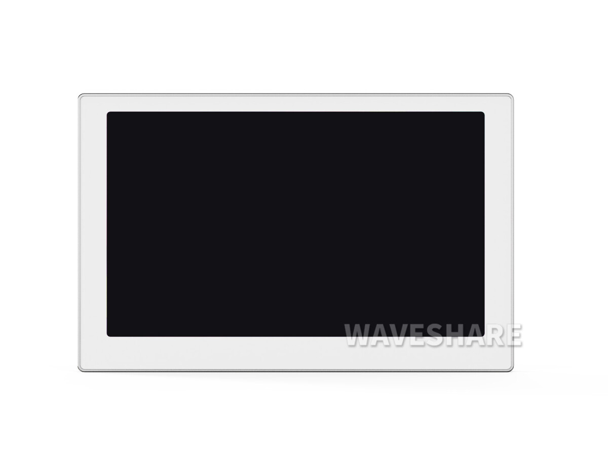 WaveShare 7" USB-monitor sølvfarvet 1024x600 IPS PC-kabinet sekundær skærm desktop RGB ambient screen