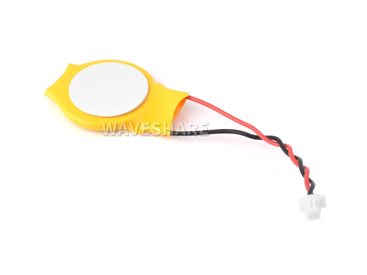 WaveShare RTC Batteri til Raspberry Pi 5 Understøtter genopladning, 64mAh kapacitet, JST-2PIN stik