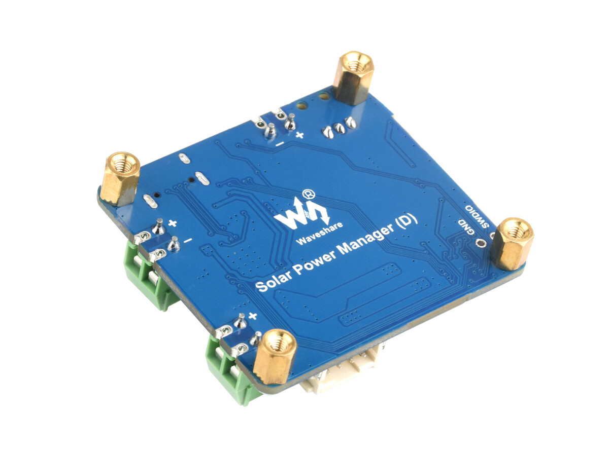 WaveShare Solar Power Manager Modul (D) Understøtter Type-C strømadapter og 6V~24V solpanel med reguleret udgang på 5V/3A