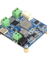 WaveShare Solar Power Manager Modul (D) med batteriholder Understøtter Type-C strømadapter og 6V~24V solcellepanel 5V/3A reguleret udgang