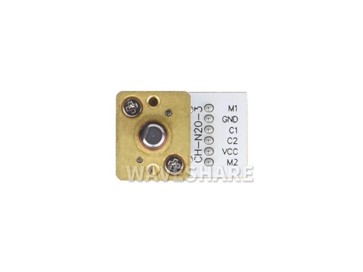 WaveShare N20 DC Geared Motor med magnetisk Hall-encoder med L-formet 6PIN-stik
