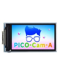 WaveShare RP2040 Mikrocontroller Kameraudviklingskort med HM01B0 gråtonekamera og 1,14 tommer IPS LCD-display