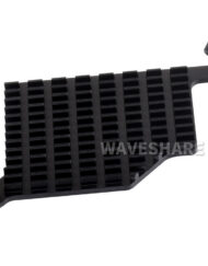 WaveShare Aluminium køleplade til Raspberry Pi 5 med termiske pads og fjederbelastede stik