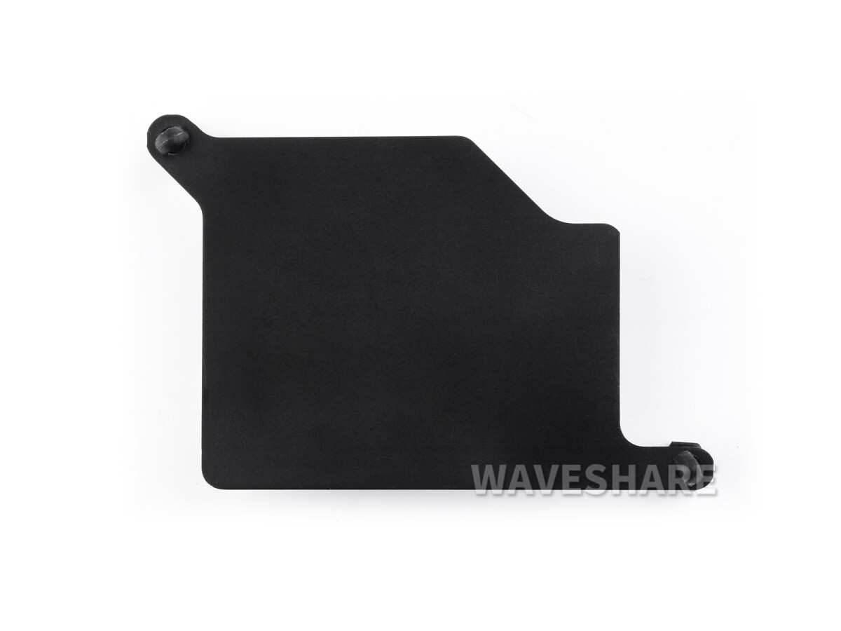 WaveShare Aluminium køleplade til Raspberry Pi 5 med termiske pads og fjederbelastede stik