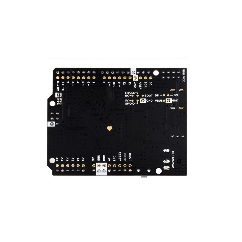 WaveShare R7FA4 PLUS A Udviklingskort (R7FA4M1AB3CFM) Kompatibel med Arduino UNO R4 Minima
