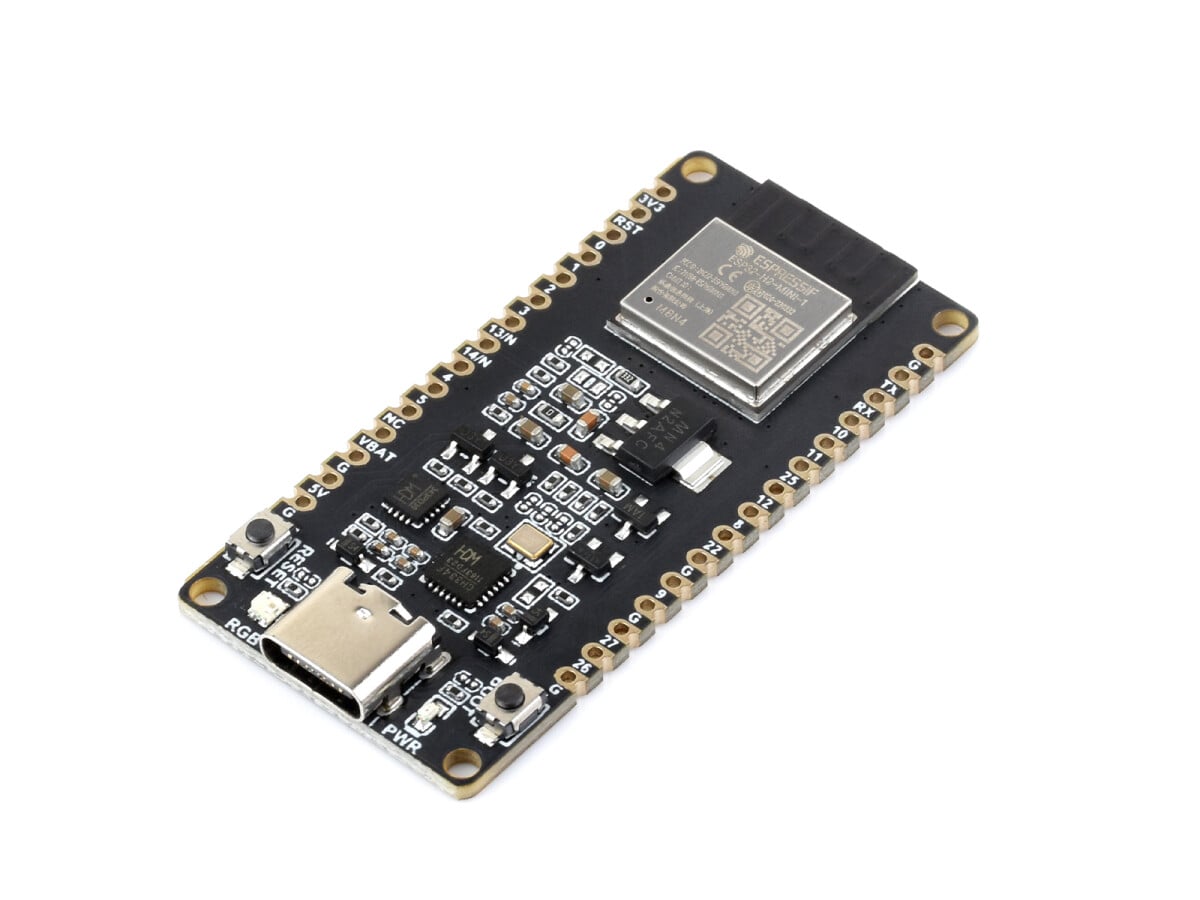 WaveShare ESP32-H2 Mikrocontroller ESP32-H2-MINI-1-N4 Modul BLE/Zigbee/Thread trådløs kommunikation