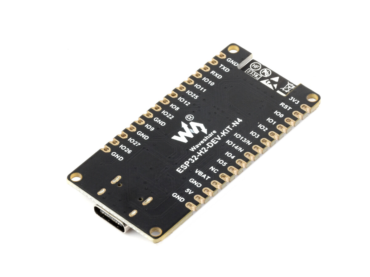 WaveShare ESP32-H2 Mikrocontroller ESP32-H2-MINI-1-N4 Modul BLE/Zigbee/Thread trådløs kommunikation