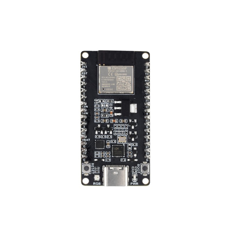WaveShare ESP32-H2 Mikrocontroller præsolderet ESP32-H2-MINI-1-N4 modul BLE/Zigbee/Thread trådløs kommunikation