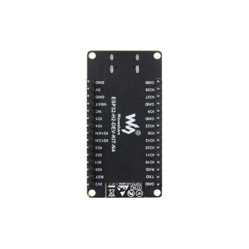WaveShare ESP32-H2 Mikrocontroller præsolderet ESP32-H2-MINI-1-N4 modul BLE/Zigbee/Thread trådløs kommunikation