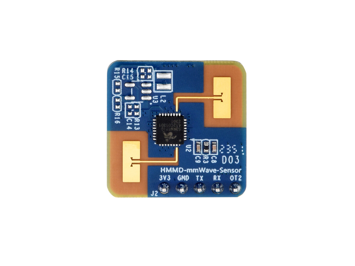 WaveShare Human Micro-Motion Detection mmWave Sensor 24GHz mmWave Radar S3KM1110 FMCW-teknologi
