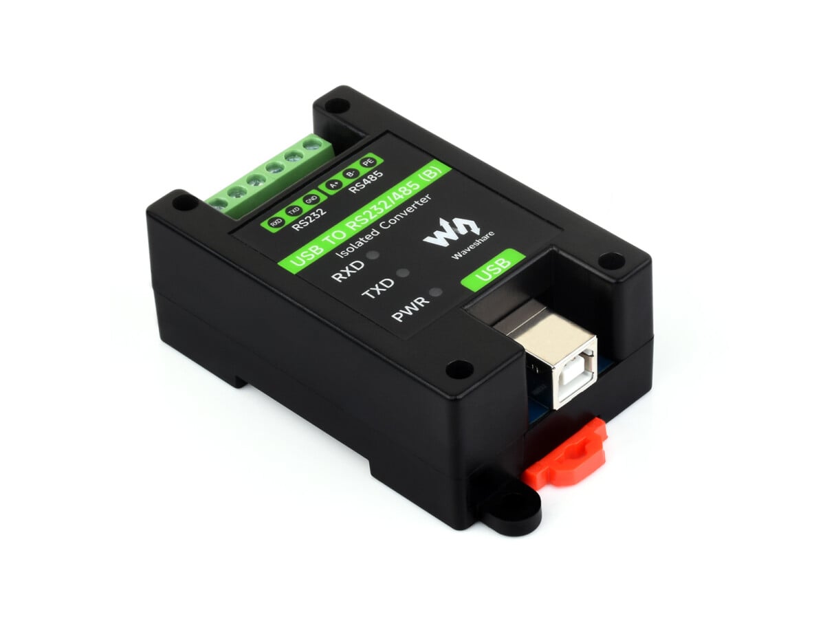 WaveShare USB til RS232/485 Industrielt niveau isoleret converter (FT232RNL)