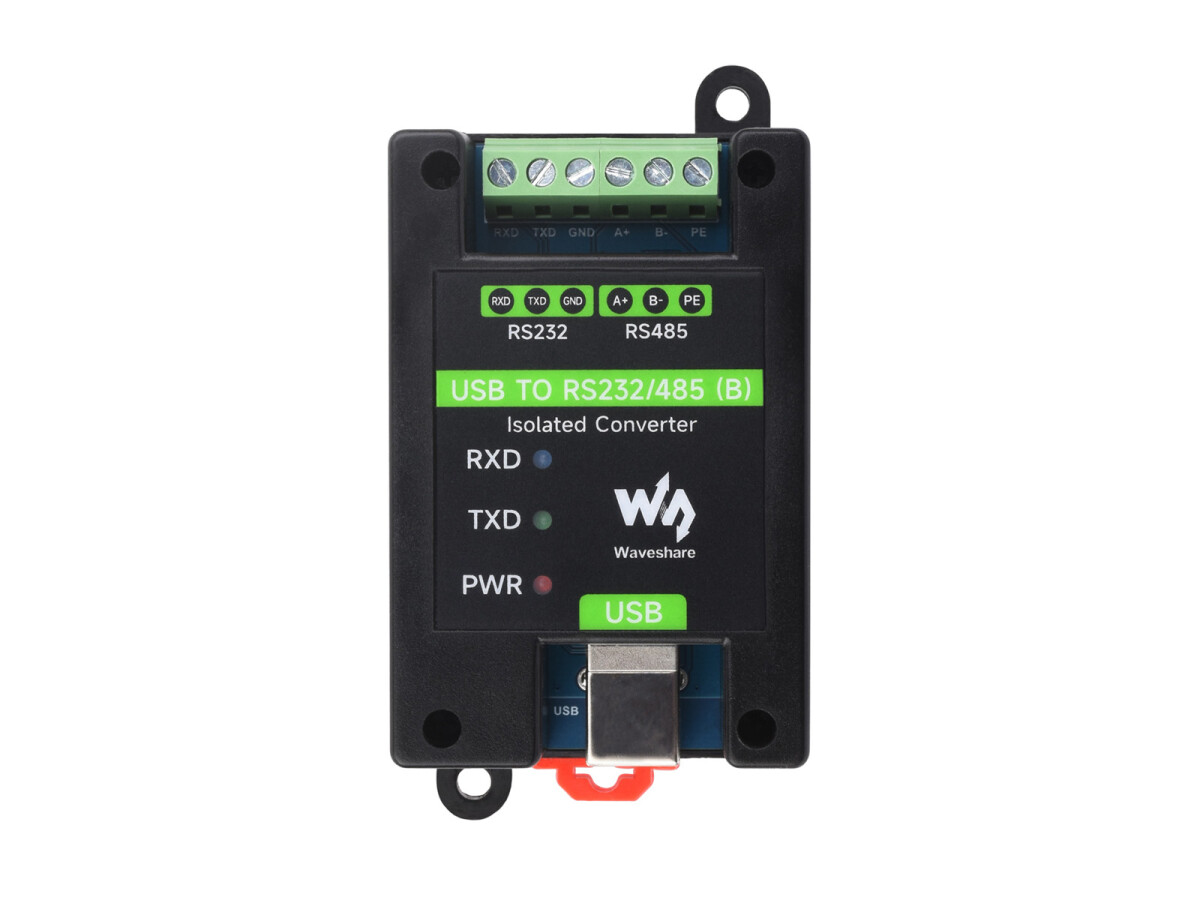 WaveShare USB til RS232/485 Industrielt niveau isoleret converter (FT232RNL)