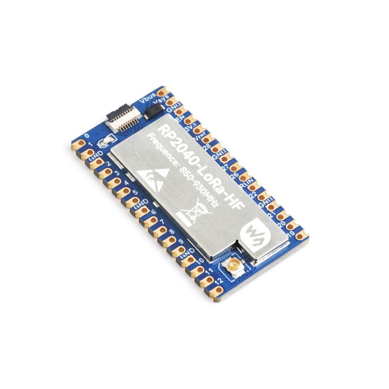 WaveShare RP2040-LoRa Udviklingskort (SX1262) HF Langdistancekommunikation