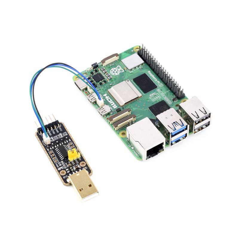 WaveShare USB to UART Debugger Modul til Raspberry Pi 5