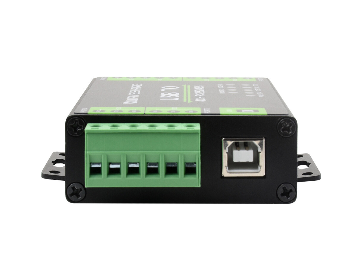 WaveShare Industrielt isoleret USB til RS232/485 converter (FT4232HL)